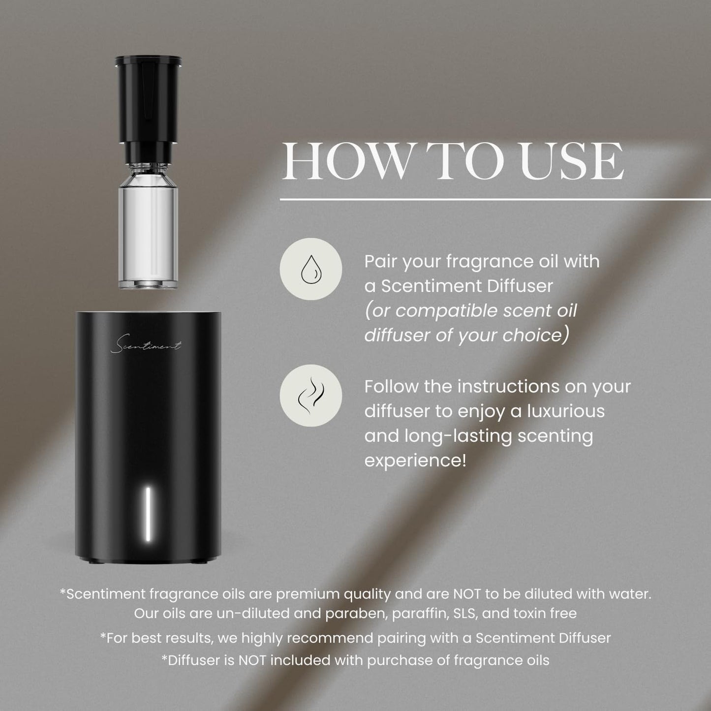 Scentiment Royalty Diffuser Oil - Premium Hotel Scent with Notes of Musk, Oakmoss, Amber, & Vanilla Home Scent, Aromatherapy Fragrance Oil Diffuser Refill - 4.06 fl oz (120 mL)