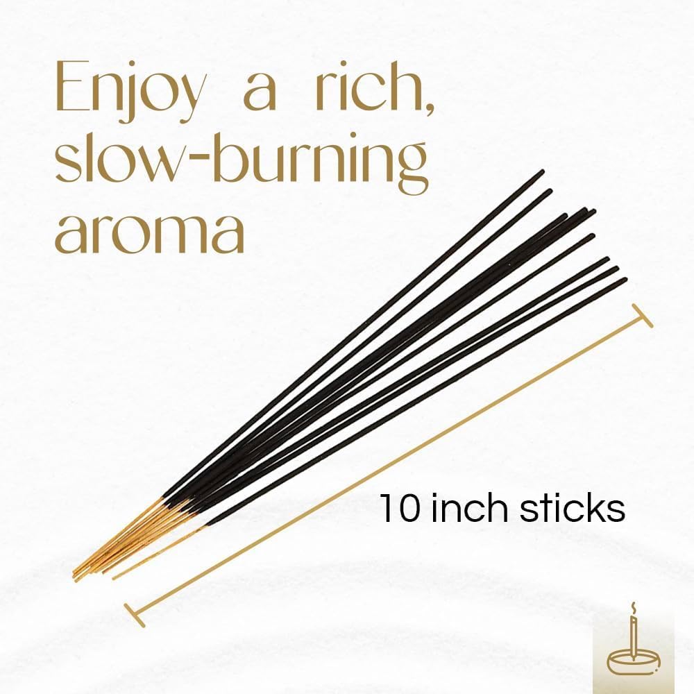 Gonesh Extra Rich Incense Sticks Bundle, Sandalwood & Patchouli, 100 Sticks Each, 2 Pack