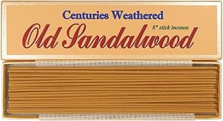 Bosen's Centuries Weathered Old Sandalwood 40+ Sticks Pack - 8" Stick Incense - 100% Natural - L007T40