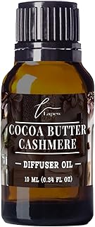 Lapew Cocoa Butter Cashmere Waterless Diffuser Oil | Fragrance Oil for Nebulizer & Cold Air Diffusers | Scented Home Oil | 0.34 fl oz