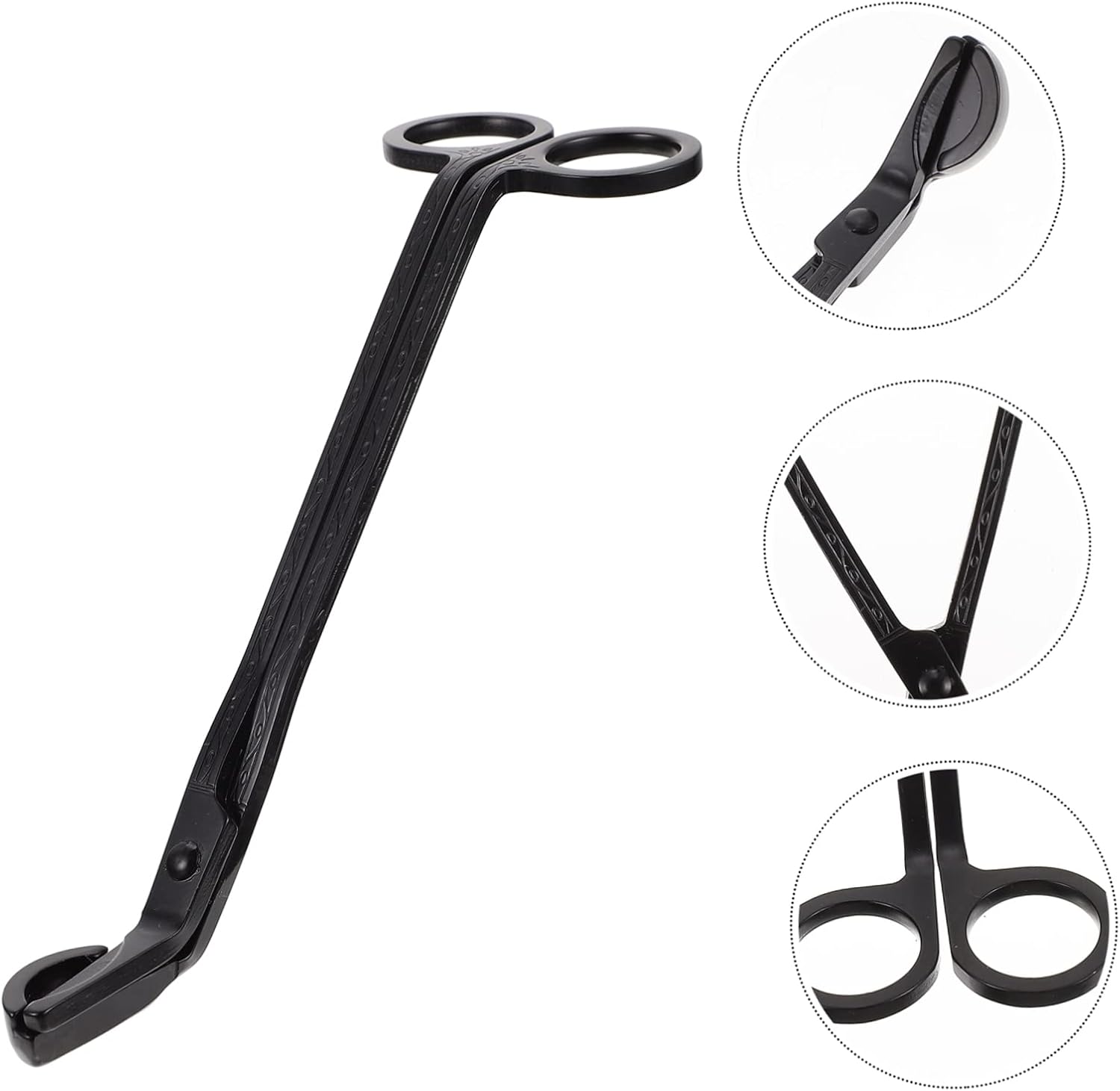 SOLUSTRE Candle Wick Trimmer Snuffer Set 3pcs Stainless Steel Easy Wick Cutters for Decor