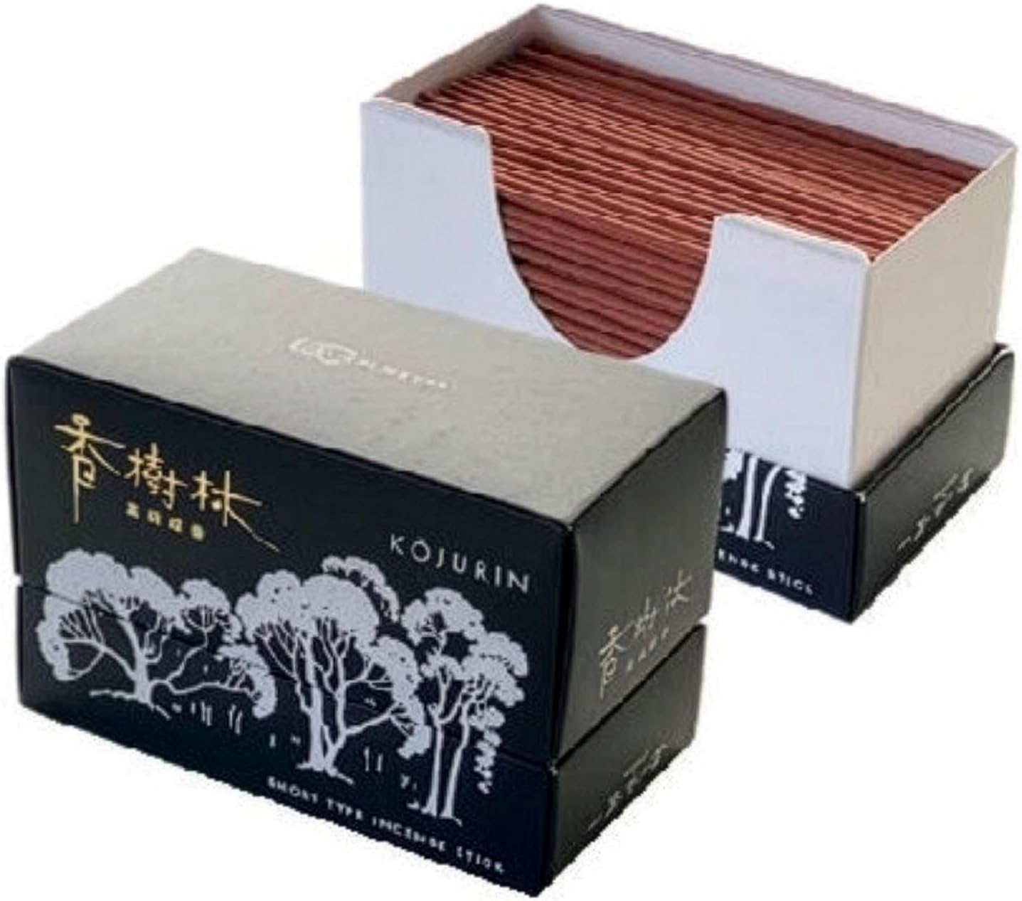 Kojurin Japanese Incense Sticks | Authentic Sandalwood, Short Type 3.54" | 210 Sticks | Made in Japan | for Meditation & Yoga
