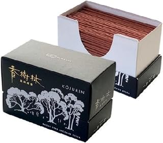 Kojurin Japanese Incense Sticks | Authentic Sandalwood, Short Type 3.54" | 210 Sticks | Made in Japan | for Meditation & Yoga