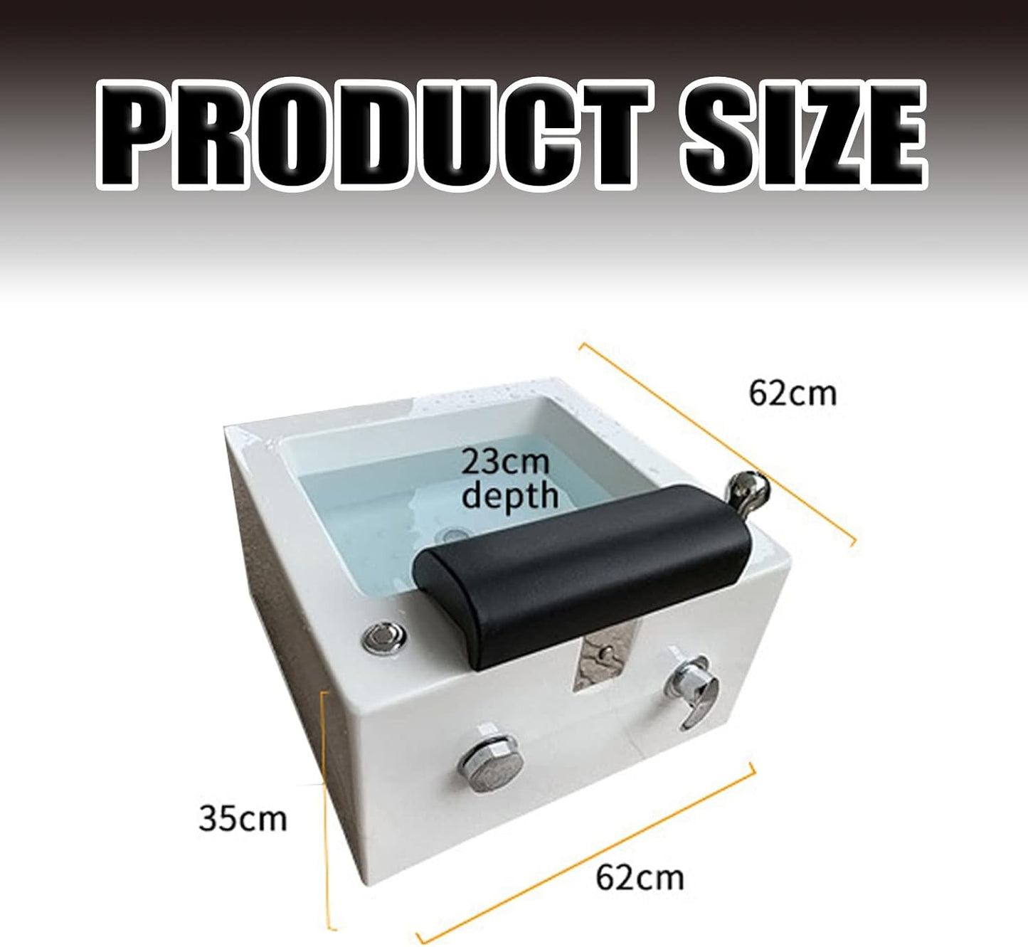 Water Foot Massager Bubble Bath with Temperature Control Switch for Soothe & Relax Tired Feet - Foot tub for Soaking feet, Foot Care, Color Light