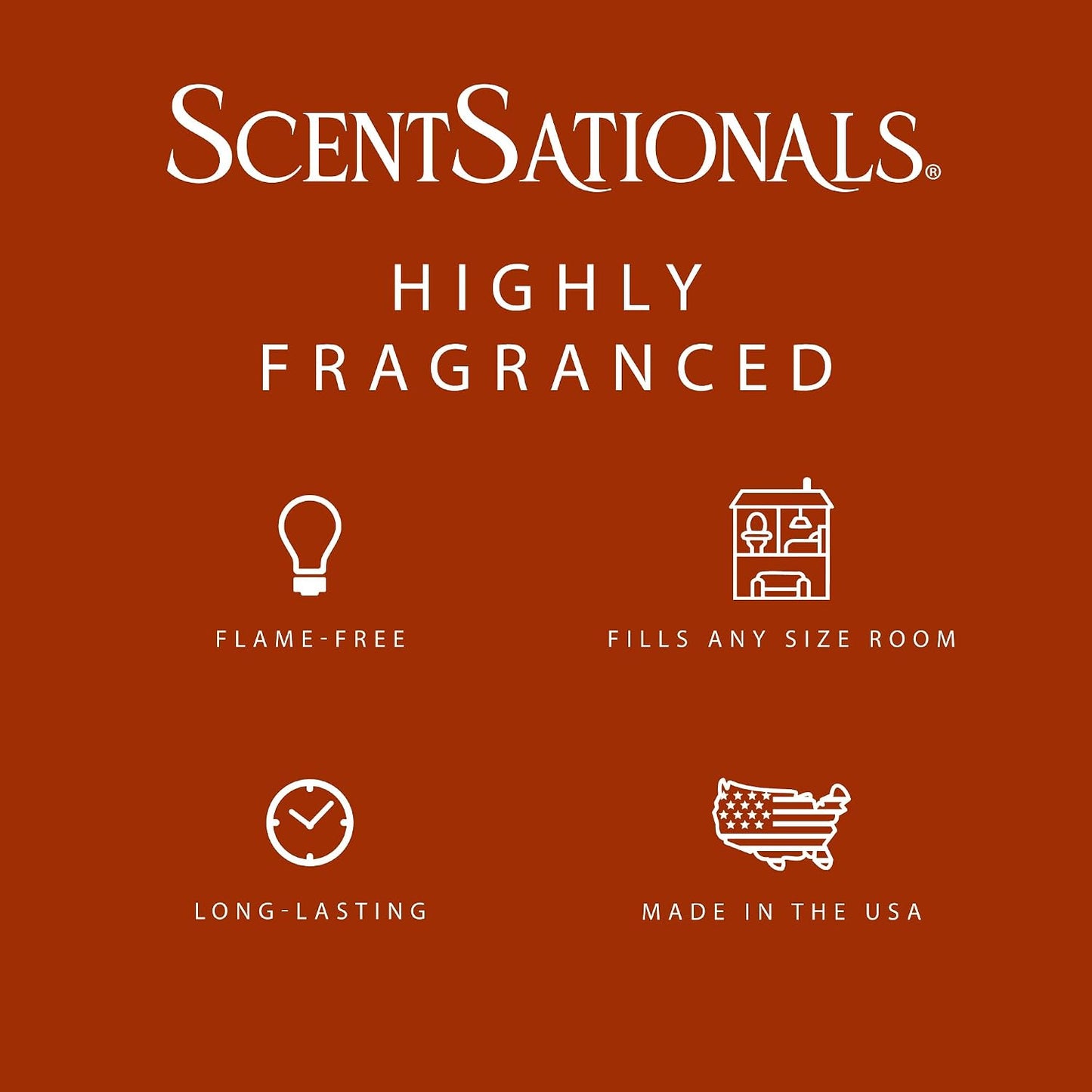 ScentSationals Pumpkin Spice Scented Wax Melts - Pumpkin, Cinnamon, & Clove, 10oz (24 Cubes)