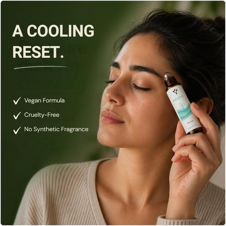 Peppermint Oil Roll On with Eucalyptus &amp; Tea Tree – Essential Oil Roller