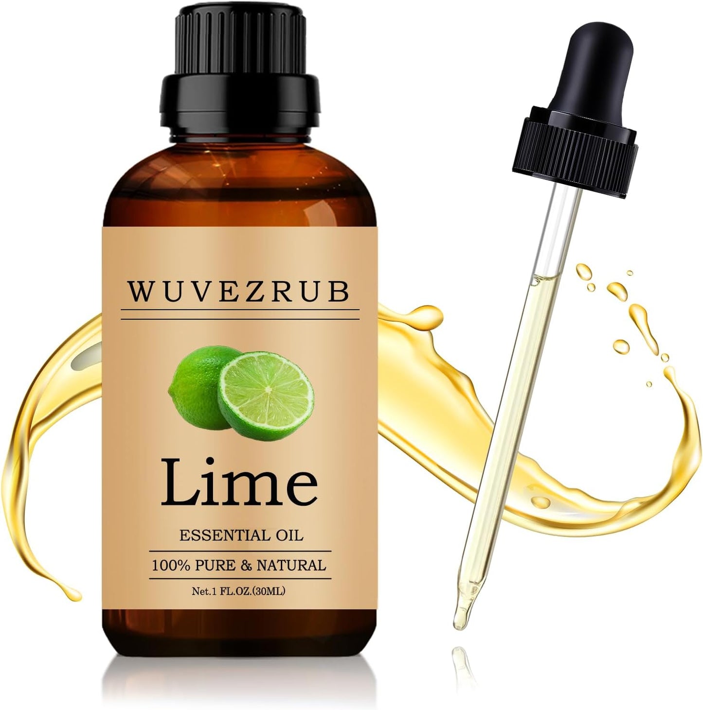 Lime Essential Oil 30ML - 100% Pure and Natural Oils for Aromatherapy Diffuser - 1 Fl Oz/Lime