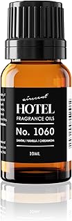 AirScent No.1060 Diffuser Oil - Santal, Vanilla, Cardamom - Fragrance Oil for Ultrasonic and Waterless Diffusers and Crafting - 10 mL, 0.34 fl oz Glass Dropper Bottle
