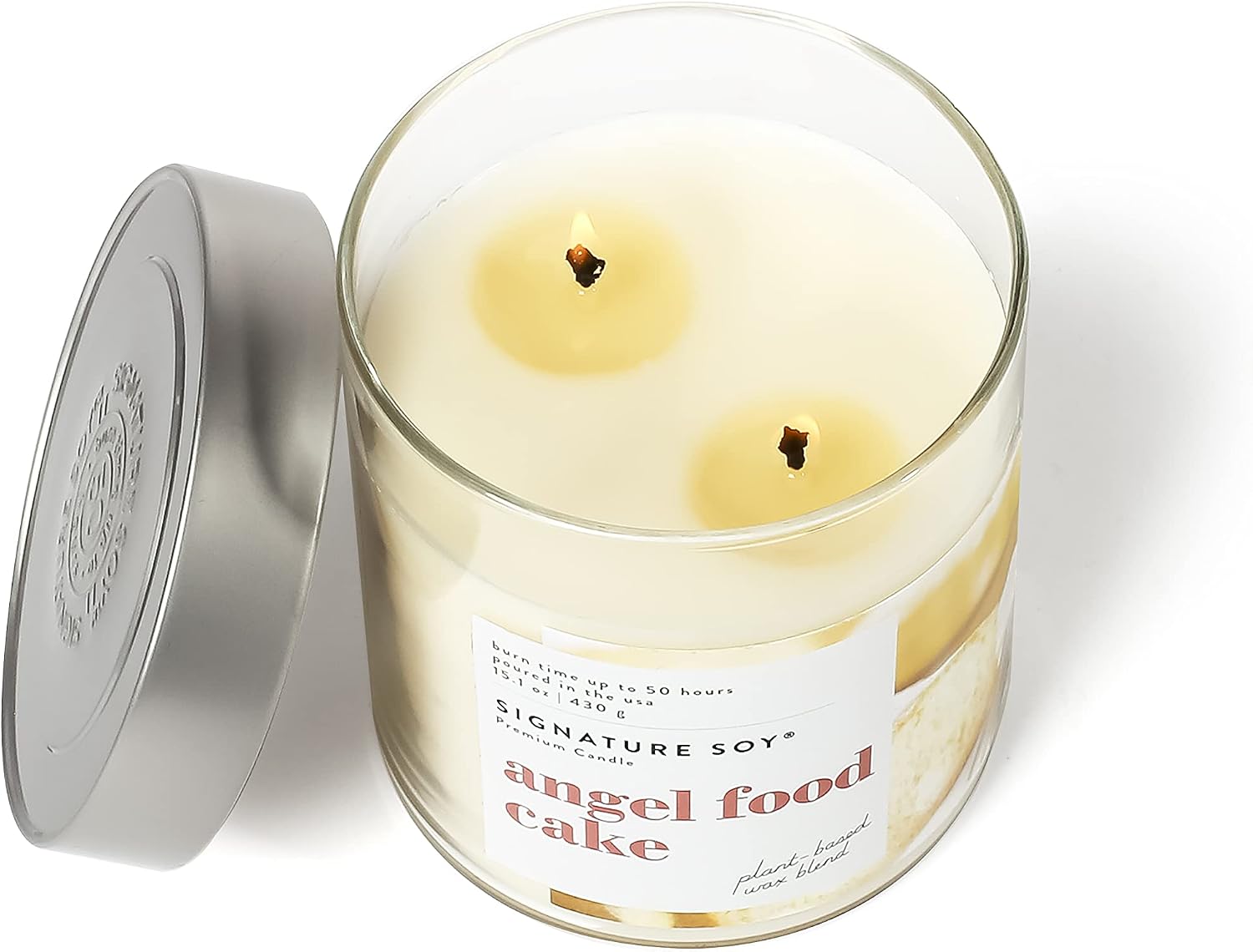 Signature Soy Lidded Angel Food Cake Scented Candle