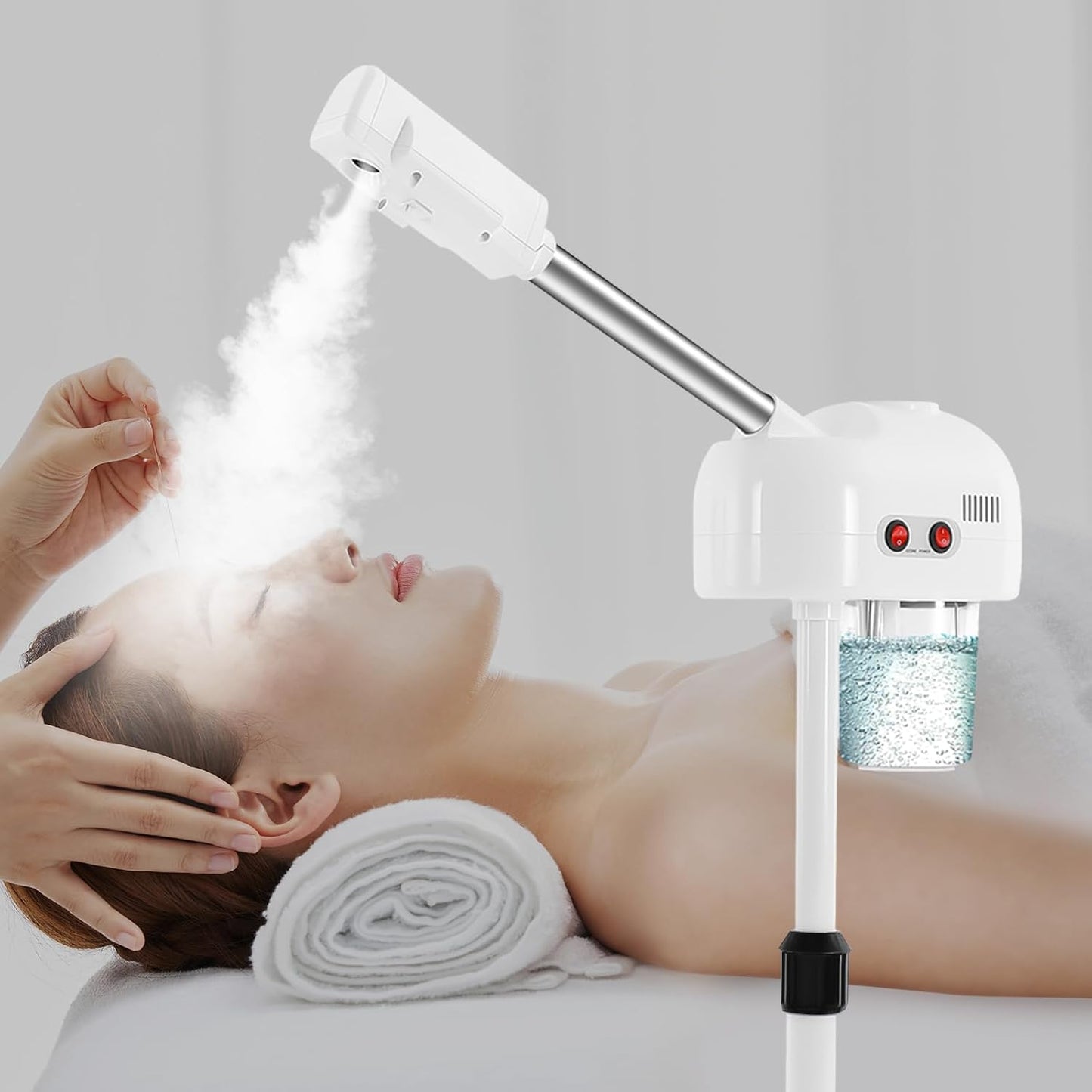 Professional Facial Steamer, 4 in 1 Hot Mist Face Steamer for Home Salon