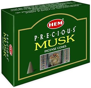 Hem Precious Musk - Case Of 12 Boxes, 10 Cones Each - Incense From India