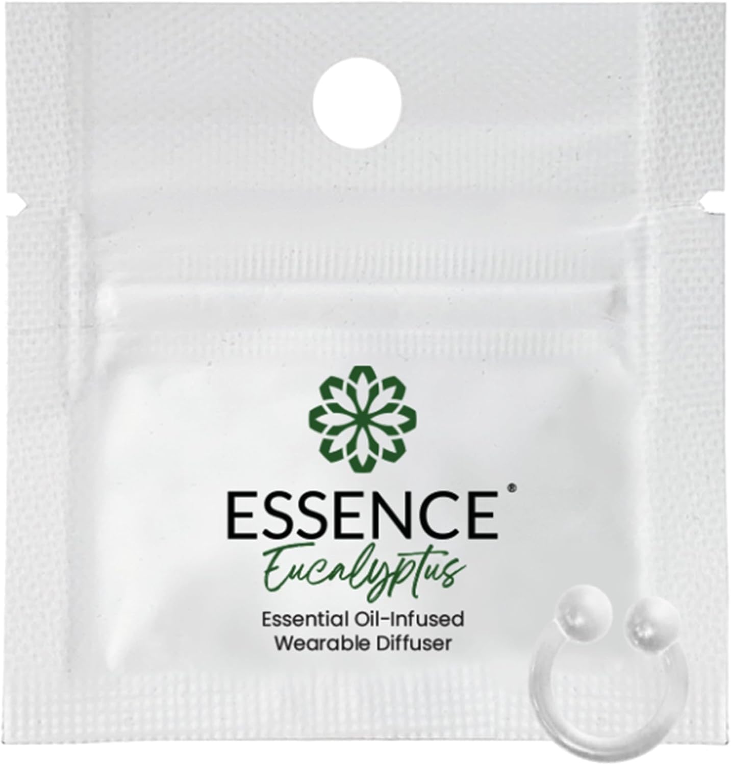 HONÉ Essence Wearable Aromatherapy Nasal Diffuser – Eucalyptus Essential Oil Nose Ring Silicone Inhaler for Stress & Mood Support - Made in USA & Travel-Friendly