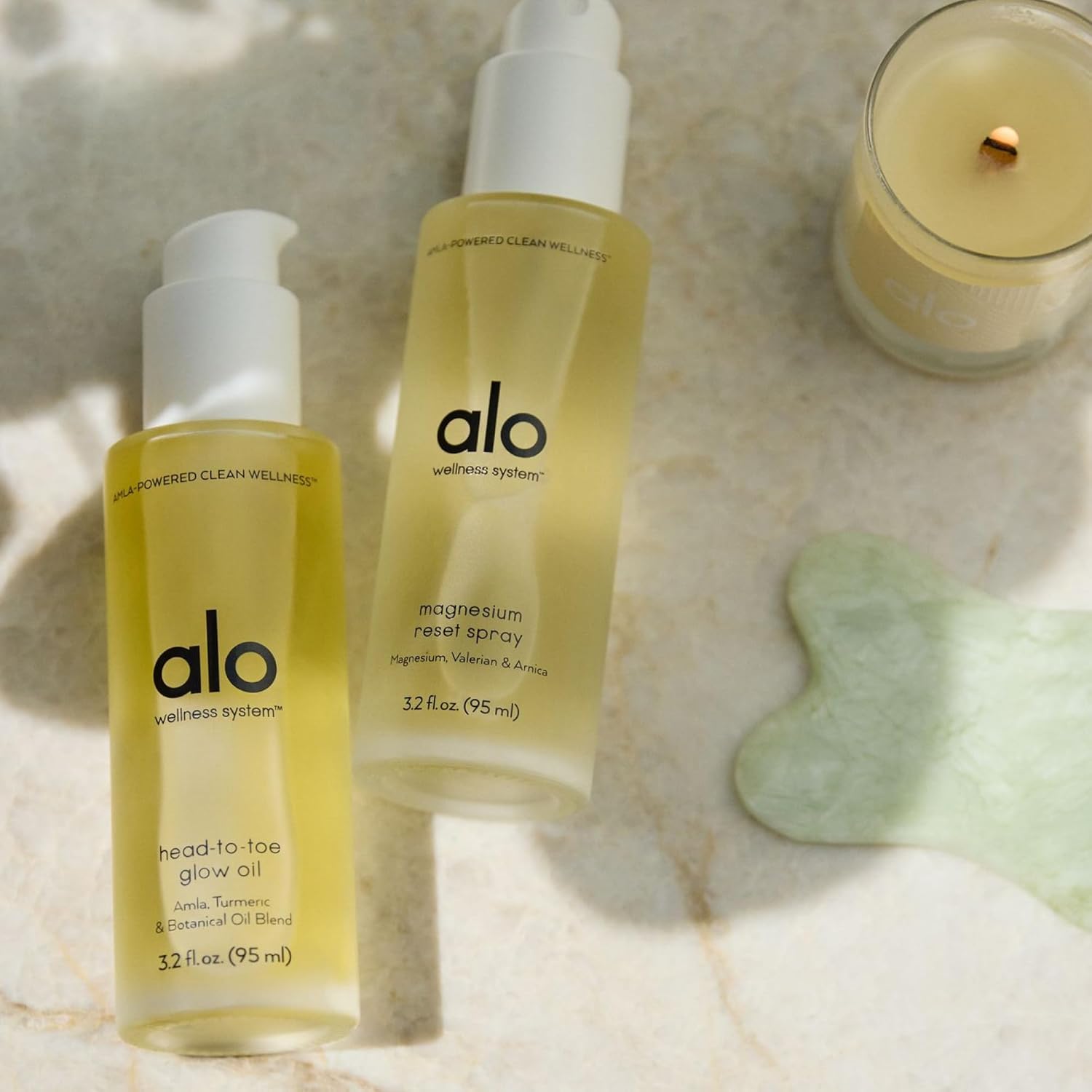 ALO Magnesium Oil Spray | Sleep & Relaxation + Muscle Recovery | Fast-Absorbing Magnesium with Valerian Root, Arnica & Essential Oils | Non-Sticky Body & Pillow Mist | 3.2 oz