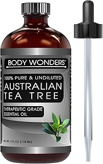 Australian Tea Tree Essential Oil | 100% Pure & Undiluted | 4 Fl. Oz (118 ml) | Therapeutic Grade | Packaged in USA