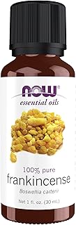NOW Essential Oils, Frankincense Oil, Centering Aromatherapy Scent, Steam Distilled, 100% Pure, Vegan, Child Resistant Cap, 1-Ounce
