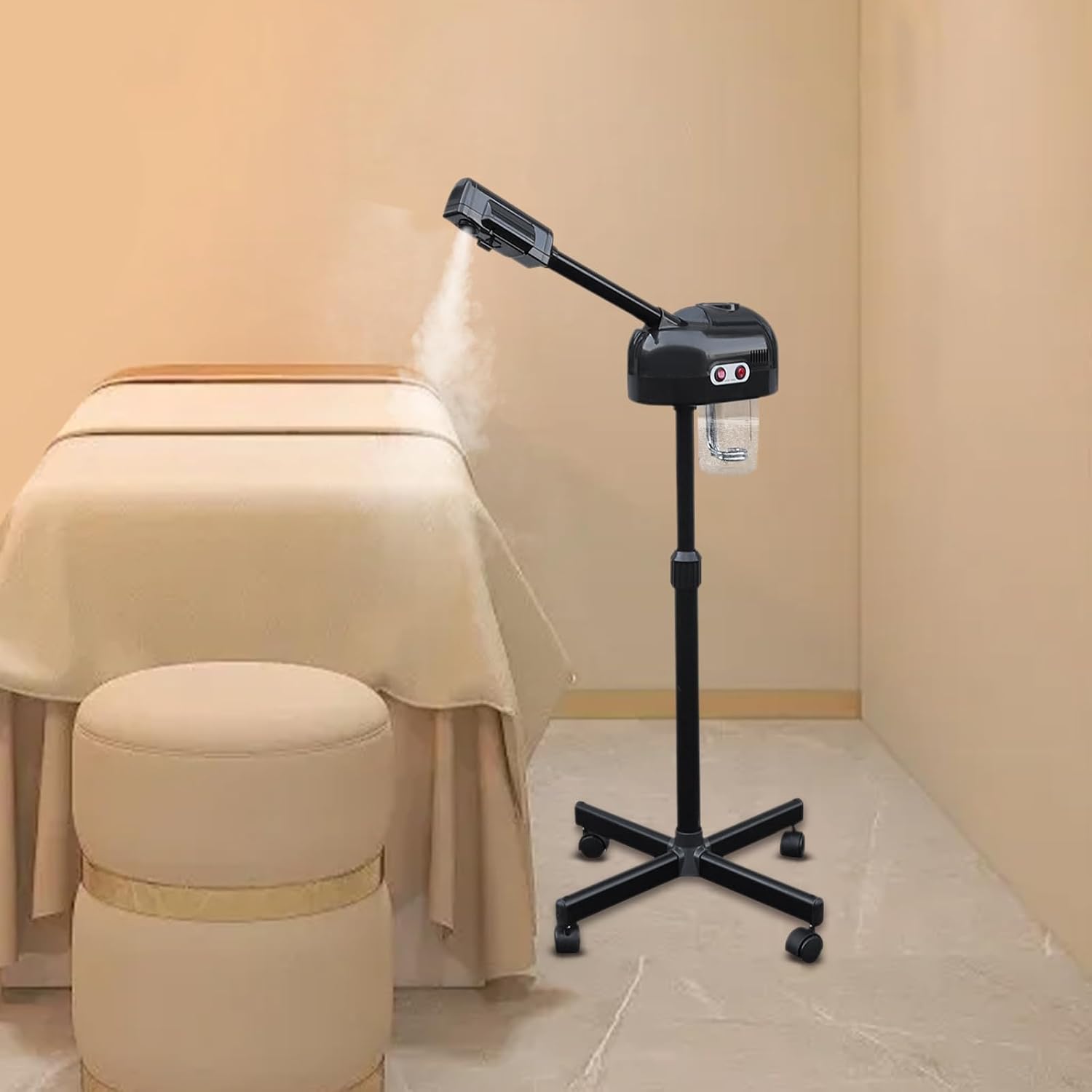 Facial Steamer Professional Ionic Skin Care Equipment Hot Mist Face Steame for Spa, Salon and at Home Use