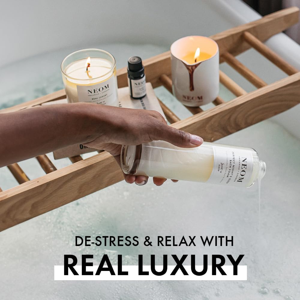 NEOM - Candle, Travel Size | Lavender, Jasmine & Rosewood | Scented Candles for On-The-Go | Luxury Aromatherapy Candles | Essential Oil Candle | Tranquil & Relax | Signature De-Stress Scent