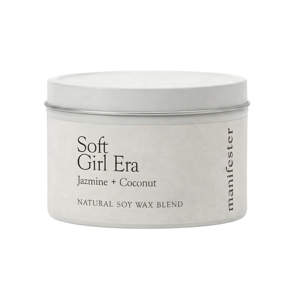Soft Girl Natural Soy Wax Candle with Mantra