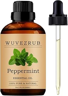 Peppermint Essential Oils, 60ML Pure and Natural Essential Oil for Aromatherapy Diffuser - Peppermint /2 Fl Oz