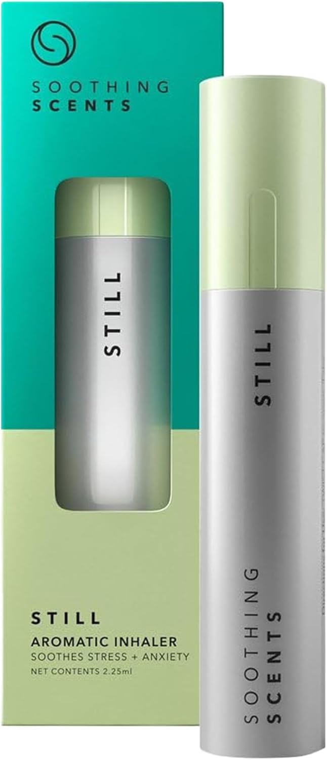 Still Aromatic Inhaler for Stress Support – Non-Drowsy Personal Essential Oil Nasal Stick, Natural Vapor Inhalation for Relaxation & Calm Clarity, 2.25 Milliliters