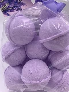 Spa Pure Lavender Vanilla Bath Bombs - Made with Shea Butter - Ultra Moisturizing and Best for All Skin Types - Each 1 oz - (14 Count in Pack 1)