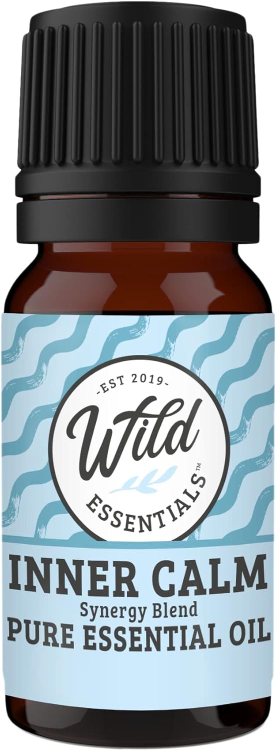 Wild Essentials Inner Calm and Zen 100% Pure Essential Oil Blend Combo Pack, Two 10 ml Bottles, Therapeutic Grade All Natural Aromatherapy, Great for Relaxation, Meditation and Stress, Made in the USA