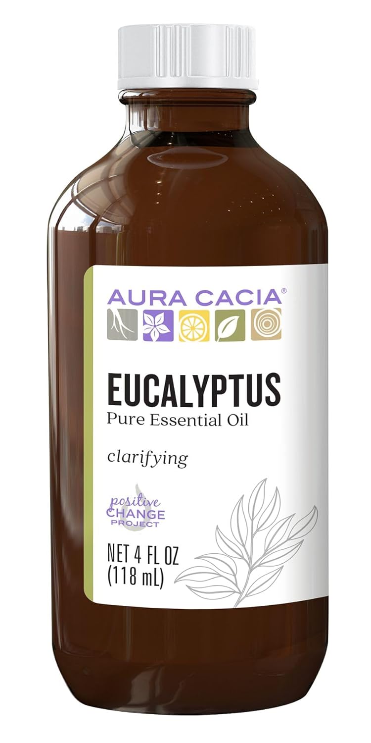 Aura Cacia Eucalyptus (globulus) Essential Oil 4 fl. oz.