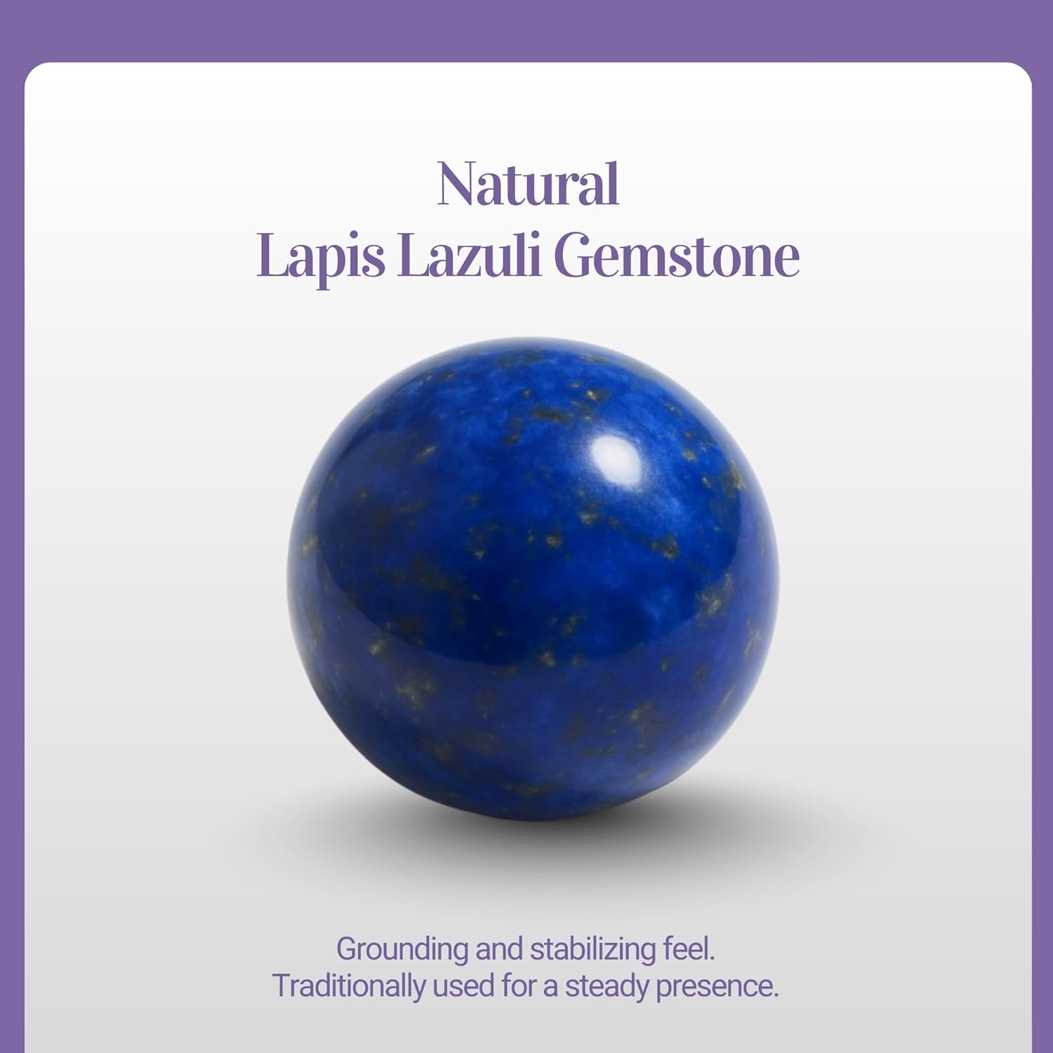Lavender Essential Oil Roll On for Sleep Anxiety Stress Relief - 100% Pure USDA Organic Pre-Diluted MCT Coconut Oil - Calming Relaxing Bedtime Aromatherapy Yoga - Gemstone Roller 10ml Travel Size