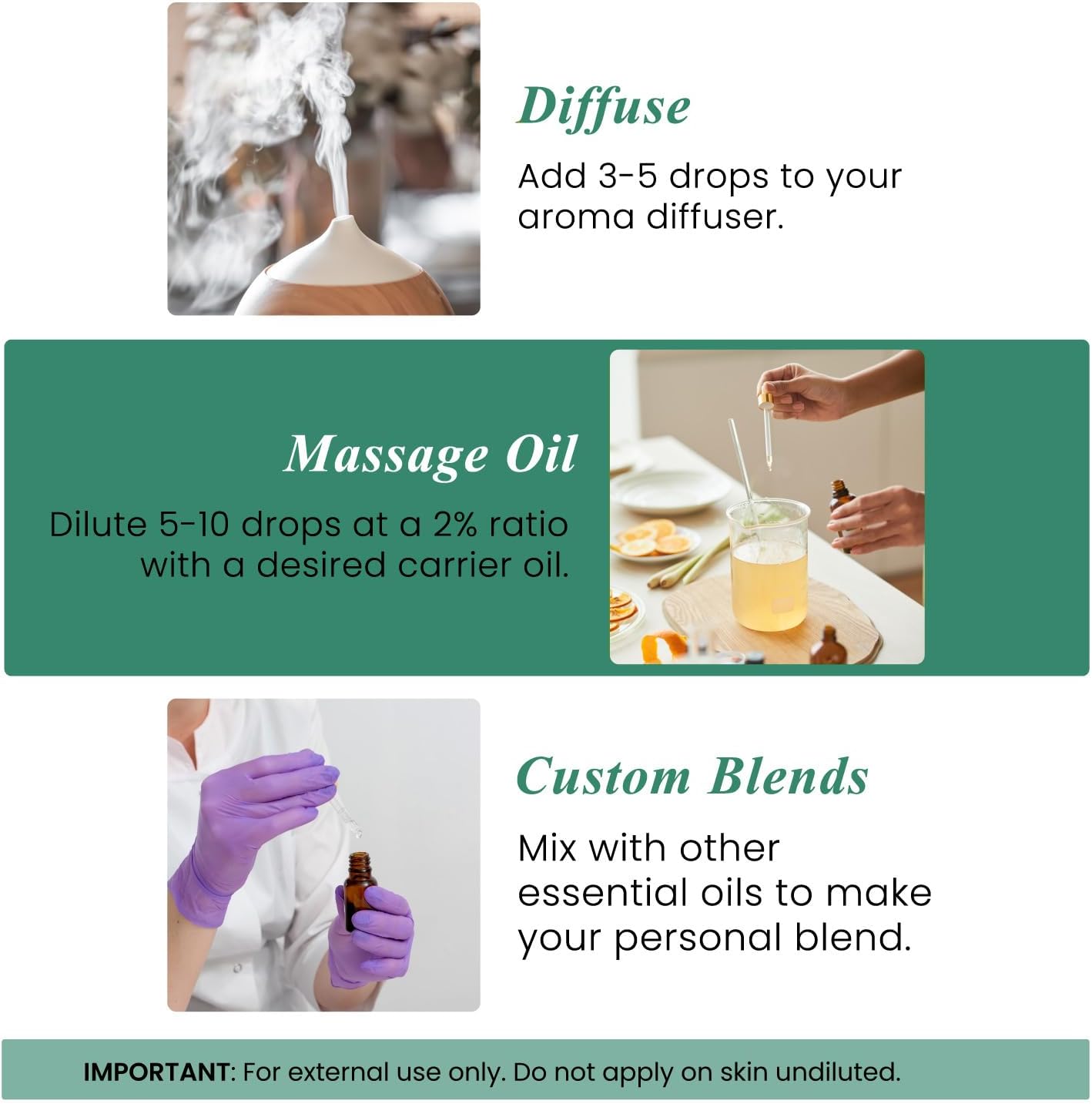 Handcraft Blends Cool & Clear Set: Eucalyptus and Spearmint Essential Oils – (2 x 4 Fl Oz) – 100% Pure & Natural – for Diffuser, Aromatherapy, and DIY Projects