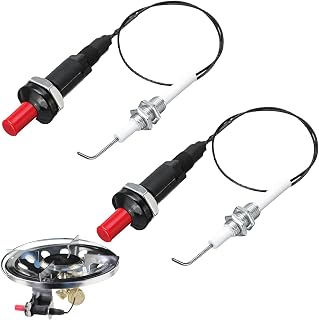 Grill Igniter, Long Nose BBQ Lighter – Upgraded Piezo Electric Push-Button Igniter for Gas Grill, Fire Pit, Camping Stove, Candle(2 Set)