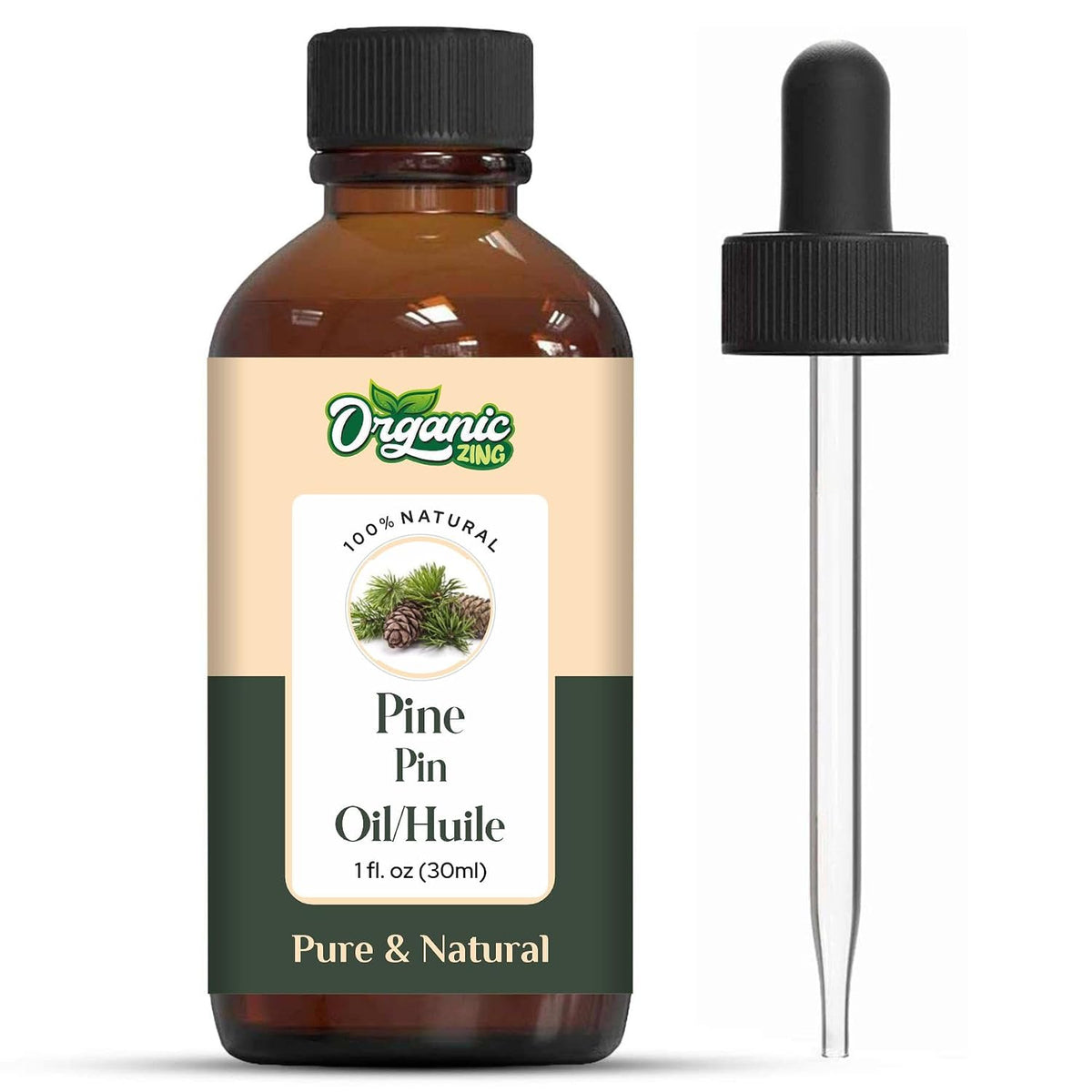 Organic Zing Pine Oil 30 ml (1.01 fl oz)
