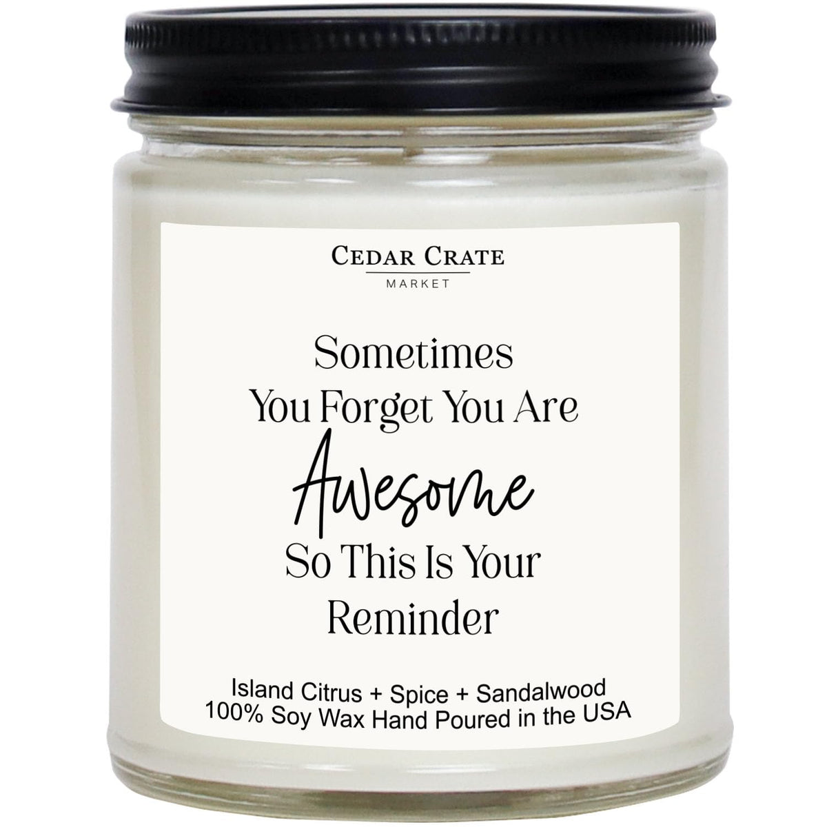 Cedar Crate Market Inspirational Candle Gifts for Women