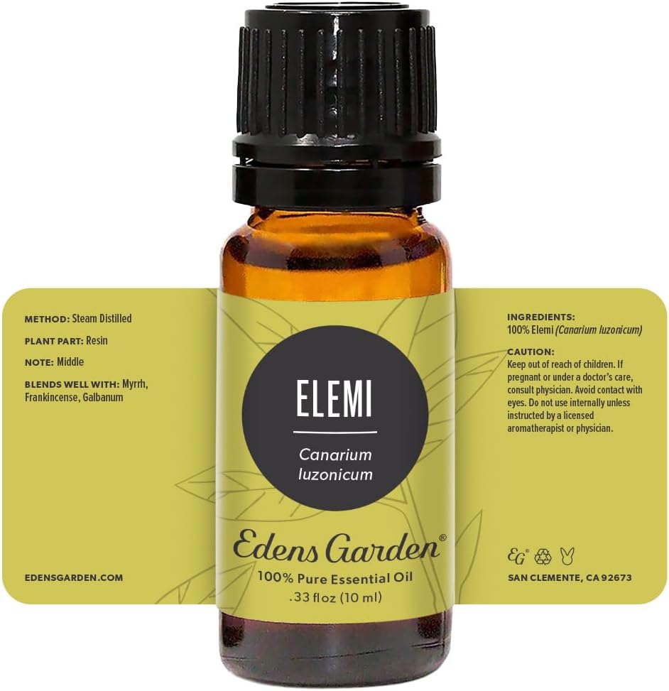 Edens Garden Elemi Essential Oil- 100% Pure Premium Grade, Undiluted, Natural, Therapeutic, Aromatherapy, The Best for Diffuser, Skin, Face, Hair 10 ml (.33 fl oz)