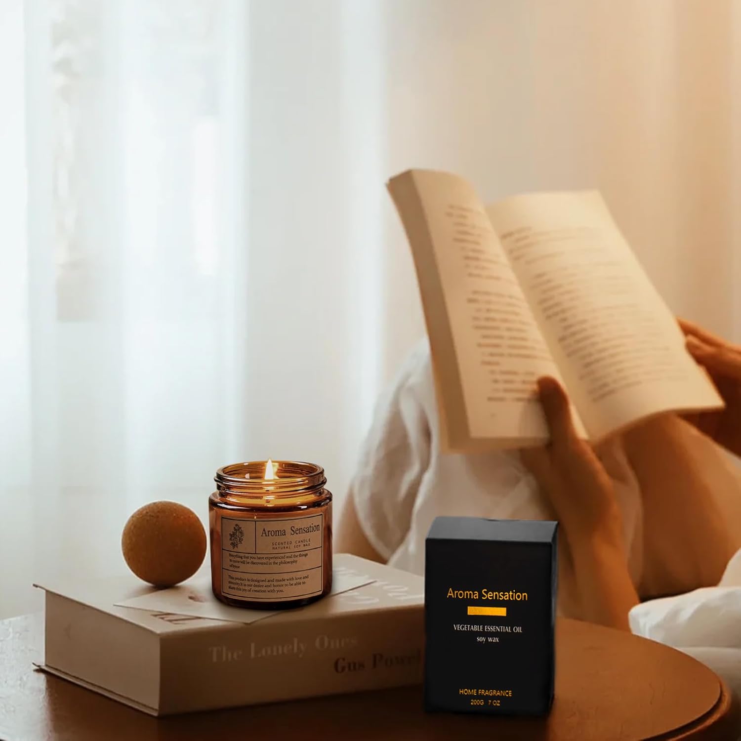 Organic Soy Candles - Fall Scented, Misty Forest 7oz