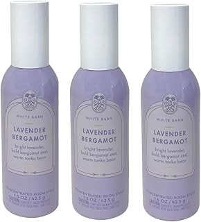Bath and Body Works Lavender Bergamot Room Spray - Pack of 3