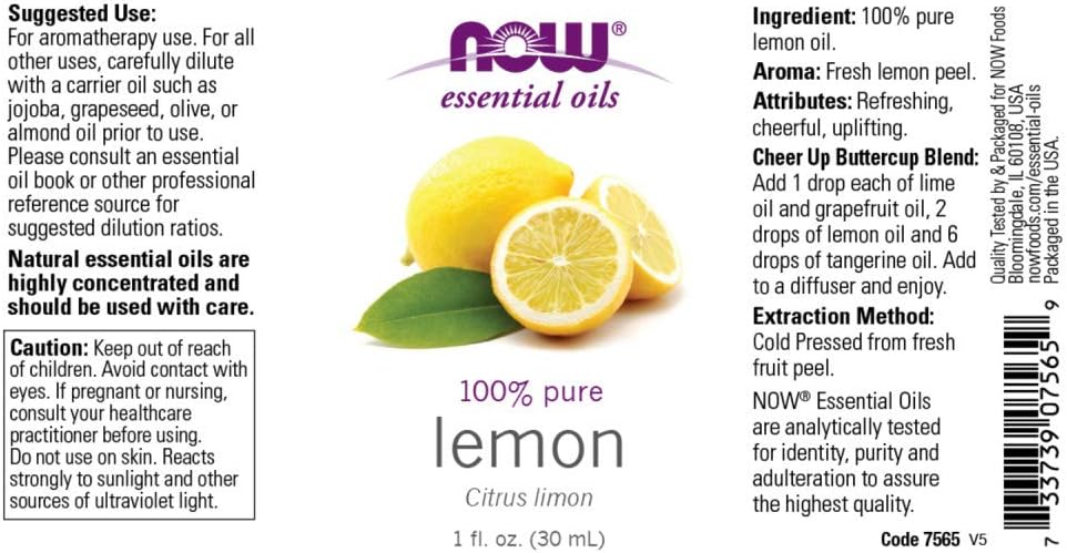 Now Foods 3-Pack Variety of Now Essential Oils Citrus Blend - Orange, Tangerine, Lemon