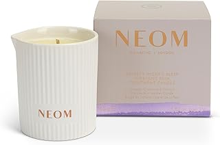 NEOM - Intensive Skin Treatment Candle | 4.93 Fl Oz (140gr) | Lavender, Chamomile & Patchouli | Massage Oil Candle for Sleep | 100% Natural Fragrances | Nourish & Soften | Signature Sleepy Scent