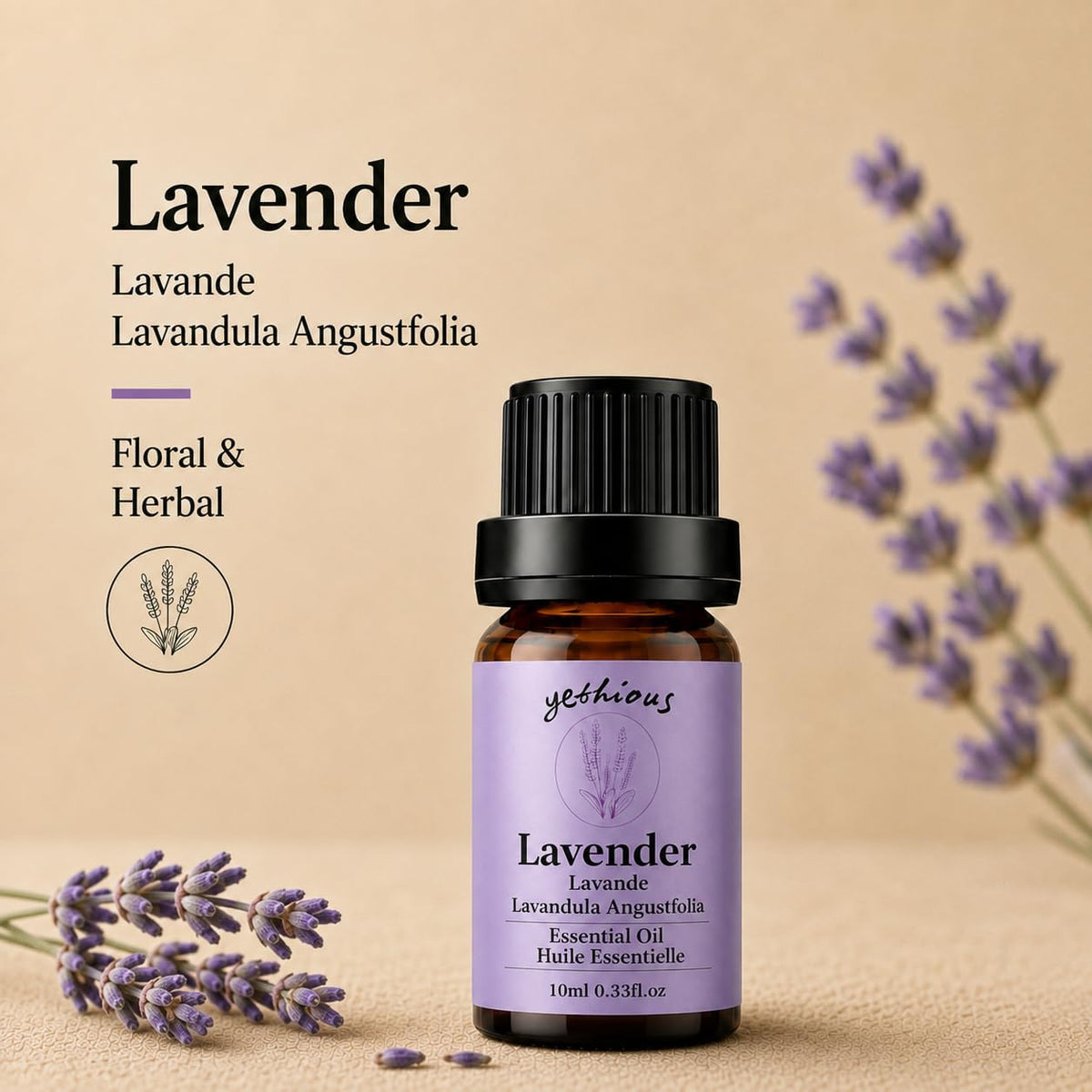 yethious Lavender Essential Oil for Diffuser