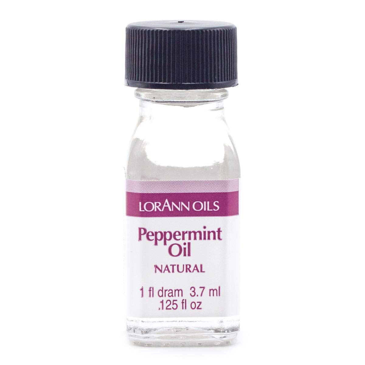 LorAnn Peppermint Oil SS Natural Flavor, 1 dram bottle (.125 fl oz - 3.7ml - 1 teaspoon)