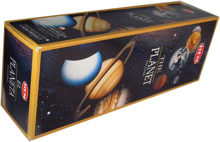 The Planet - Box of Six 20 Gram Tubes - HEM Incense