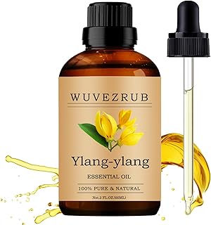 Ylang-Ylang Essential Oils 60ML, 100% Pure and Natural Essential Oil for Aromatherapy Diffuser - 2 Fl Oz/Ylang-Ylang