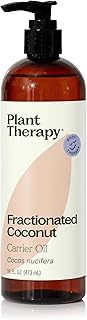 Plant Therapy Fractionated Coconut Oil for Skin, Hair, Body, Face, Diluted Essential Oils, 100% Pure, Natural Moisturizer, Massage & Aromatherapy for Men and Women Liquid Carrier Oil 16 oz