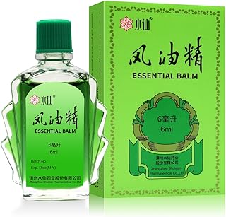 Feng You Jing Essential Oil Oriental Mystical Power, Cooling & Refreshing, Relieves Itching, Mosquito Bites, Colds & Motion Sickness, Natural Plant-Based Formula, Portable Travel Size 6ml