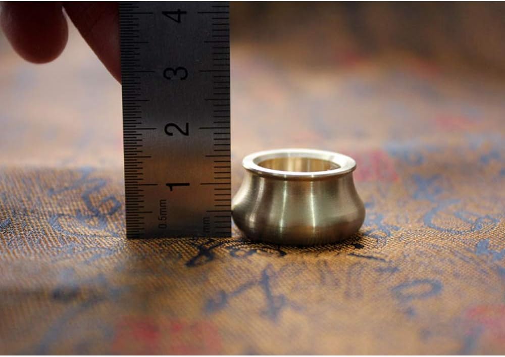 Acxico 3Pcs Mini Dual-Purpose Copper Incense Cone Stick Burner Plate Holder Censer Tower Bowl Home Decoration