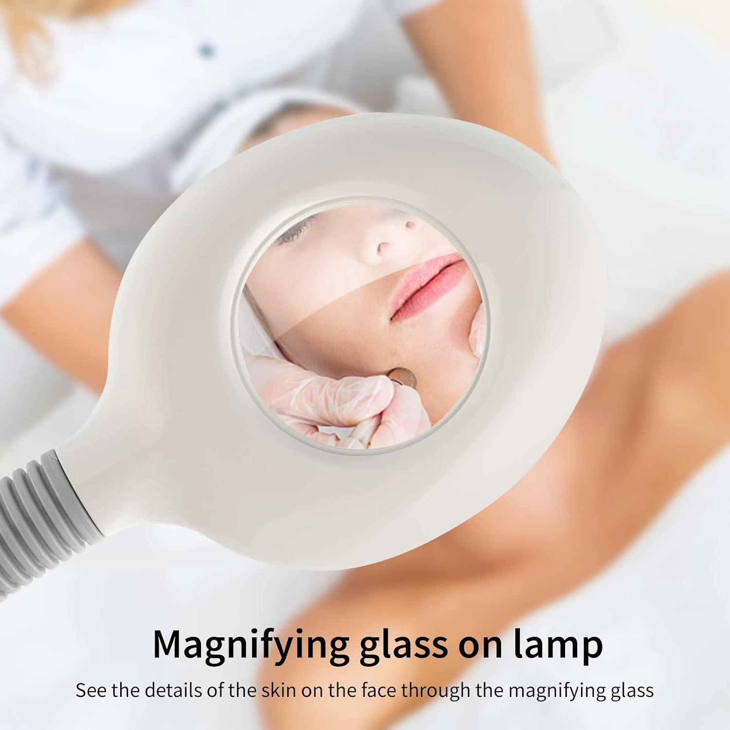 2 in 1 Facial Steamer with 3X Magnifying Lamp - Professional for Home & Beauty Salon