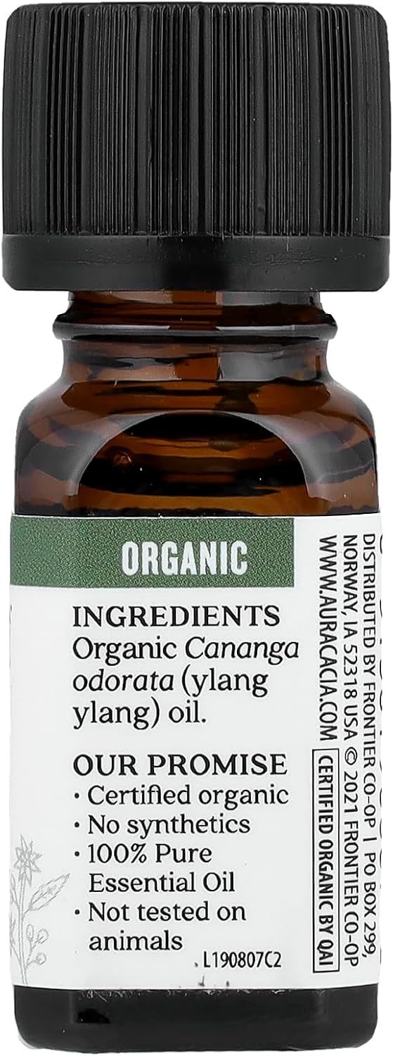 Aura Cacia Organic Ylang Ylang Essential Oil (1x.25 Oz)