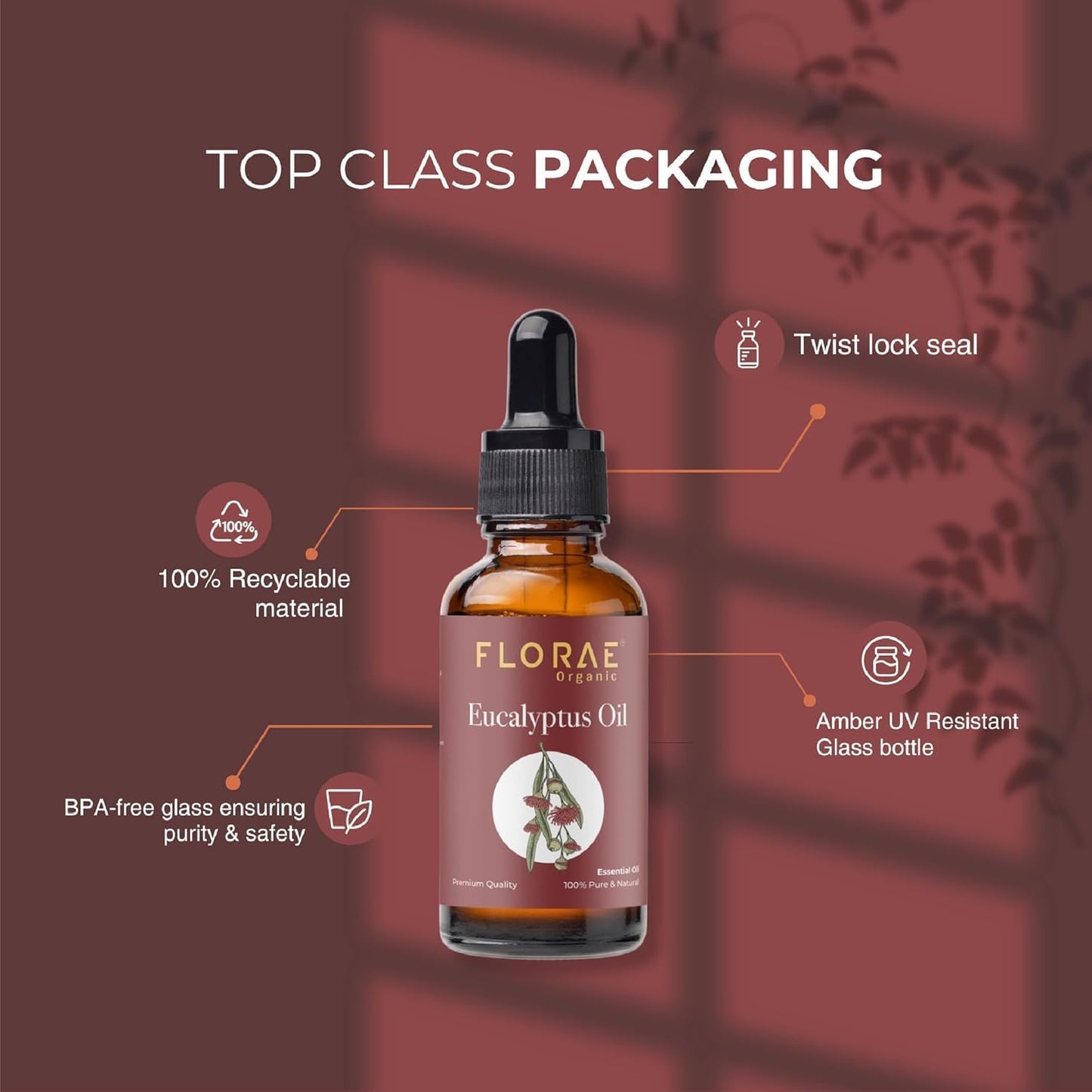 Eucalyptus Essential Oil 4 Fl Oz – 100% Pure and Natural Eucalyptus Oil for Diffuser and Aromatherapy, Skin, Massage, Candle and Soap Making Fragrance with Premium Glass Dropper