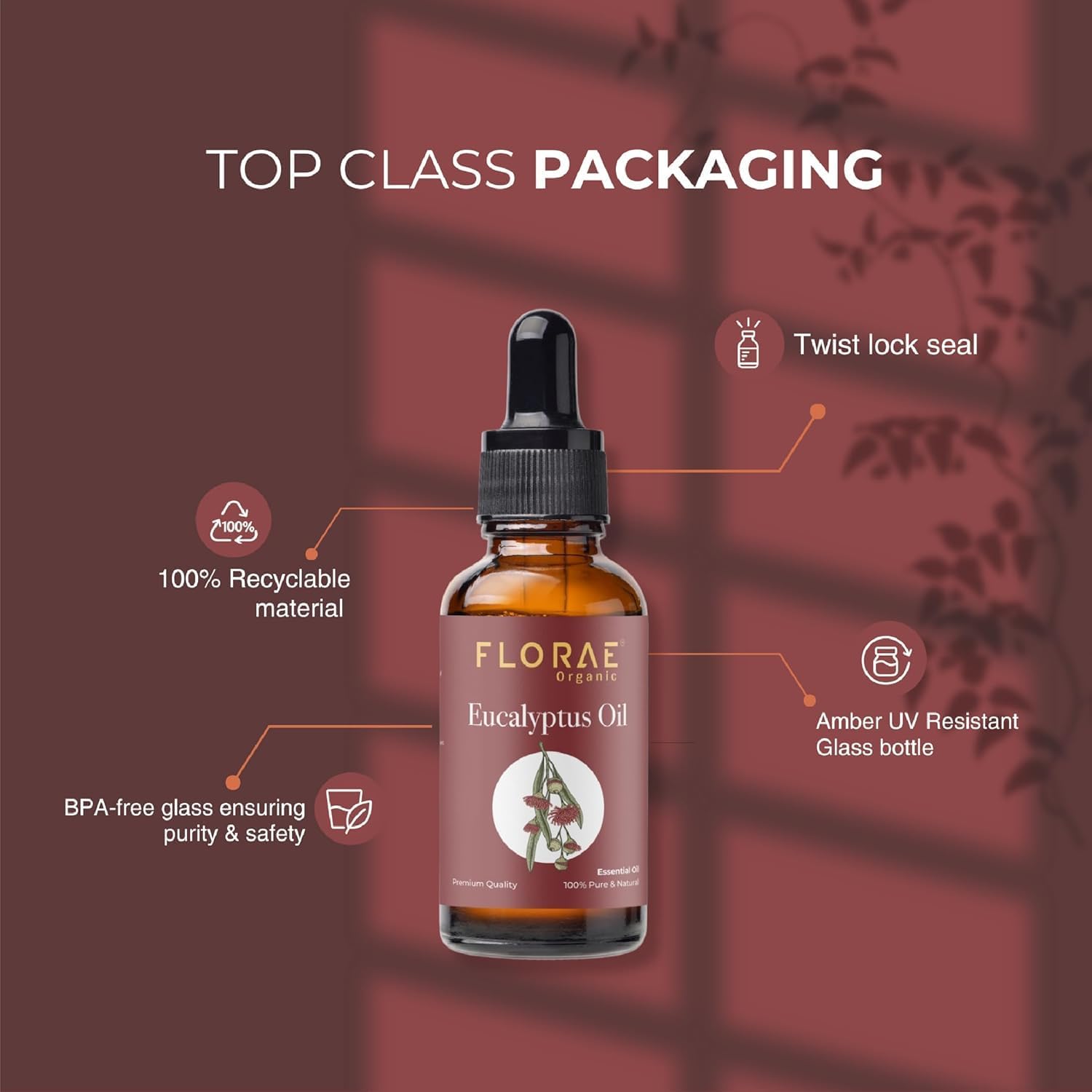 Eucalyptus Essential Oil 4 Fl Oz – 100% Pure and Natural Eucalyptus Oil for Diffuser and Aromatherapy, Skin, Massage, Candle and Soap Making Fragrance with Premium Glass Dropper