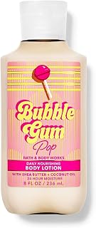 Bath and Body Works Super Smooth Body Lotion Sets Gift For Women 8 Oz (8 Fl Oz (Pack of 1), Bubble Gum)