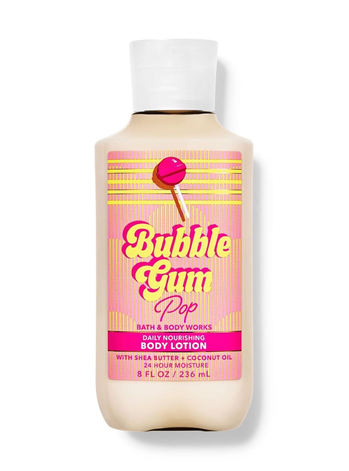 Bath and Body Works Super Smooth Body Lotion Sets Gift For Women 8 Oz (8 Fl Oz (Pack of 1), Bubble Gum)